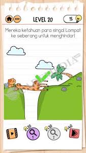 Untuk kamu yang sudah menyelesaikan semua soal yang ada pada games brain test, berikut kunci jawaban brain test 2: Kunci Jawaban Brain Test 2 Petualangan Si Mpus Level 1 26 Cademedia Com