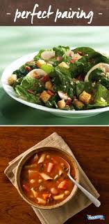 Italian Spinach And Mushroom Salad Progresso Light Italian Style Meatball Soup Nothing Says Spr Easy Salad Recipes Italian Recipes Spinach Stuffed Mushrooms