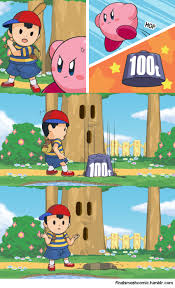 Kirby Falls From Dreamland Super Smash Brothers Know Your Meme