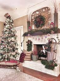 Comfy Rustic Farmhouse Christmas Living Room Decor Ideas 7 Christmas Decorations Living Room Christmas Mantel Decorations Christmas Decorations Rustic