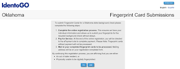 Then click 'next' to check the status of your service or 'cancel' to exit. Https Oklahoma Gov Content Dam Ok En Health Health2 Documents Ink Card Fingerprinting Instructions Pdf