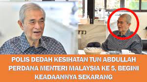 Telah melantik tan sri muhyiddin yassin sebagai perdana menteri malaysia yang ke 8 pada 29 februari 2020. Polis Dedah Kesihatan Tun Abdullah Pak Lah Perdana Menteri Malaysia Ke 5 Begini Keadaannya Sekarang Youtube