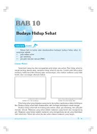 Kunci jawaban penjaskes kelas 7 pelajaran 10. Pjok Kelas 7 Bab 10 Budaya Hidup Sehat