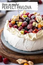 How To Make Perfect Pavlova Recipe Pavlova Recipe Australian Pavlova Recipe Pavlova