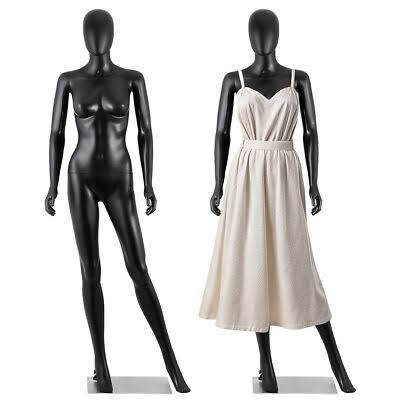 70" Black Female Mannequin Full Body Maniquine Model Stand w/ Adjustable  Posture | eBay