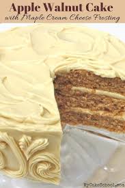Maybe you would like to learn more about one of these? Apple Walnut Cake With Maple Cream Cheese Frosting My Cake School