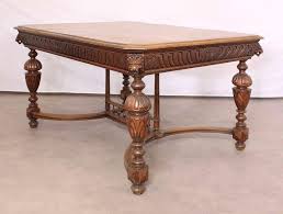 Antique oak extending dining table. French Extending Dining Table Carved Oak 19th Century Renaissance Rev Lion Heads At 1stdibs