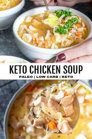 Low Carb Chicken Soup Keto Recipe Chicken Soup Recipes Low Carb Chicken Soup Soup Recipes