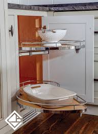 Corner kitchen cabinets are the loneliest, darkest, and most remote space in your kitchen. Corner Cabinet Solutions Chervin Kitchen Bath Custom Kitchen Design In Ontario