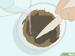 Take three cups of hot water and pour them over four tablespoons of rhubarb root, chopped into small chunks. 3 Easy Ways To Color Your Hair Brown Naturally Wikihow