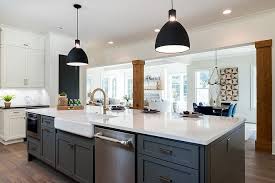 Kendall Charcoal By Benjamin Moore Dark Grey Island Kendall Charcoal By Benjamin Moore Dark Grey Kitche Grey Kitchen Island Grey Kitchen Designs Kitchen Design