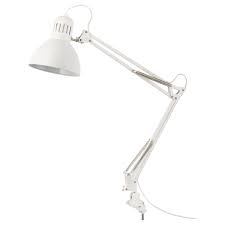 New ikea forsa blue work lamp with led bulb. Tertial Work Lamp White Ikea