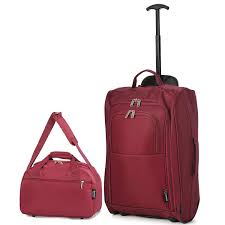 Ryanair are o politică diferită pentru bagajul de mână: Troller Ryanair 55x40x20 35x20x20 5cities Wine Trolere Bagaj De Mana Avion