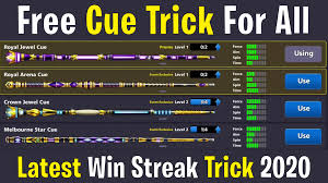 8 ball pool's level system means you're always facing a challenge. 8 Ball Pool Free Cue Trick Win Streak Kzr