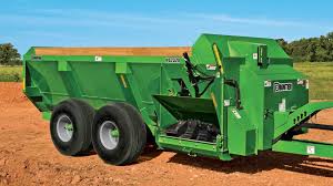 A manure spreader can either be used as a trailer and pulled by a tractor or affixed to a truck. Ms23 Series Side Discharge Manure Spreaders New Implements Sunshine Quality Solutions