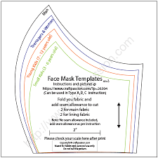 Free Face Mask Sewing Pattern Tutorial Video On How To Sew Homemade Face Mask With Pocket For F In 2020 Diy Sewing Pattern Easy Face Mask Diy Sewing Patterns Free