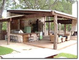 Residential Exterior Specialty Rustic Patio Outdoor Design Rustic Outdoor