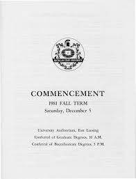COMMENCEMENT