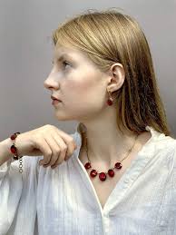 Silver Gold-plated & Cherry Amber Dangle Latch Back Earrings With Filigree  Underside, Crown Cut Baltic Amber Gemstone, Elegant, Classic