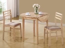 Small table and 2 chairs breakfast kitchen dining room furniture set wooden new. 35 Round Natural 3 Pc Kitchen Table Set