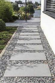 If you're building a concrete patio, add a concrete walkway while the cement truck is there. 30 Great Cheap Walkway Ideas Front Garden Entrance Walkway Landscaping Pathway Landscaping