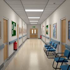 Hospital Hall 3d Model And Objects For Room 3d Modelling 3d 3dmodel 3ddesign 3dscene Render Architecture Corridor Doorw Cenario Anime Casas Hospitais