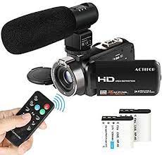 Amazon Com Video Camcorder Actitop 1080p Fhd Camcorder 24mp 16x Digital Zoom Video Camera 3 0inch Screen Face Det Camcorder Camera Video Camera Digital Zoom