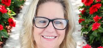 Kathleen Denis Keller CharlesMelamine 8.5" D Plate Palm Trees Print Set Of  6