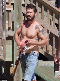 Yes it's pretty real we started this back when we where filming the movie holes.on going sessions on this chest piece. Shia Labeouf Got His Whole Chest Tattooed To Better Play Cholo Gangster In The Tax Collector Daily Mail Online