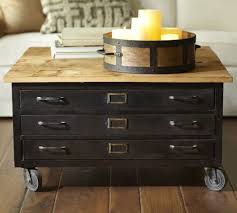 Cole Steel Flat File Coffee Table Coffee Table Pottery Barn Home Furniture Furniture Diy