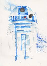 R2 D2 Watercolor Art Print By Ilores Society6 Star Wars Star Wars Painting Star Wars Art Star Wars Decor