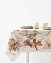 Floral Cotton Tablecloth Tablecloths Tableware Zara Home Canada Zara Home Zara Home Table Table Cloth