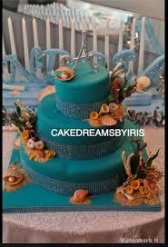 Planning a pool party for a sweet 16? Sweet Sixteen Birthday Cake Under The Sea Theme Cake By Cakesdecor