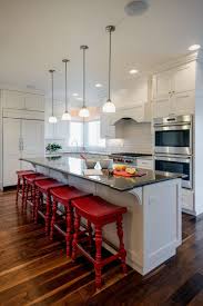 200 Beautiful White Kitchen Design Ideas That Never Goes Out Of Style White Kitchen Design Red Kitchen Decor Kitchen Lighting Remodel