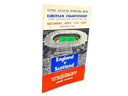On 15 april 1967, scotland secured one of their most famous footballing victories. An England V Scotland Matchday Programme From That Match In 1967