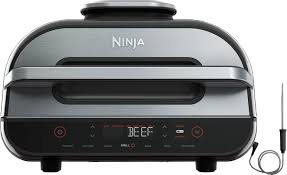 Preheat air fryer to 350 degrees and pour in without allowing them to overlap. Ninja Foodi Smart Xl 6 In 1 Indoor Grill With 4 Qt Air Fryer Roast Bake Broil Dehydrate Black Fg551 Best Buy