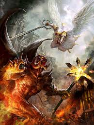 Evil Vs Good Fantasy Art Art Angel Art
