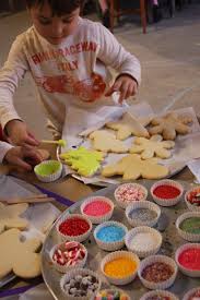 Paper Oranges Holiday Cookie Workshops 2010 Christmas Cookie Party Kid Cookie Decorating Christmas Cookies Kids