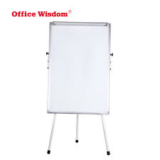 cheap office school supplies magnetic flip chart whiteboard with retractable arms play frame white stand tripod flip chart easel buy