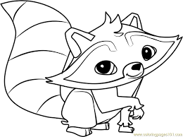 Choose the right animal jam picture, download it for free and start painting! Raccoon Animal Jam Coloring Page For Kids Free Animal Jam Printable Coloring Pages Online For Kids Coloringpages101 Com Coloring Pages For Kids