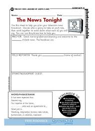 The News Tonight Planning A News Report Free Primary Ks2 Teaching Resource Scholastic