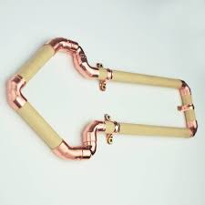 Handmade Wood And Copper Arrow Wall Signage Copper Design Wall Signage Jewelry Stand