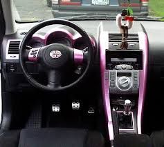 It S A Scion Tc But That Doesn T Matter What Truly Matters Is The Interior Trim Is Pink Can I Get This For The Silverado Scion Tc Pink Car Dream Cars