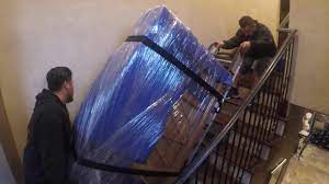 Moving A Heavy Piano Upstairs With Escalera Electric Dolly By Rescue Moving Services In Lewisville Youtube