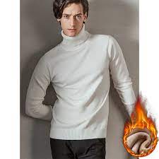 Men's jumpers to see you through the seasons. Brand Muls Turtleneck Sweater Men Pullovers Spring Winter Thick High Neck Male Sweater Jumpers Cotton Fleece Man Knitwear Autumn Pullovers Aliexpress