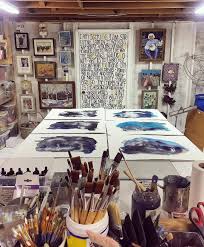 Creating An Art Studio Basement Art Studio Transformation A Hackshaw Art Studio Room Art Studio Design Art Studio Space