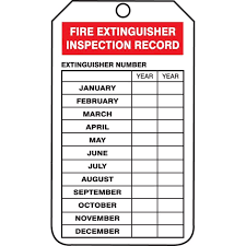 And that's where cintas comes in. Trm101ctp Pf Cardstock Mini Tag Legend Fire Extinguisher Inspection Record 4 1 4 Length X 2 1 8 Width X 0 010 Thickness Red Black On White Pack Of 25 Thin By Accuform Signs Walmart Com Walmart Com
