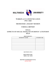 By job letter at december 06, 2019. Assignment Formal Report Sample Studocu