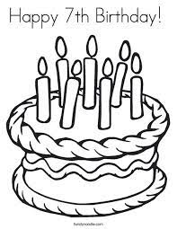 When autocomplete results are available use up and down arrows to review and enter to select. Happy 7th Birthday Coloring Page Twisty Noodle
