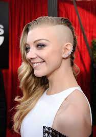 Natalie Dormer Half Shaved Hair Half Shaved Head Hairstyle Hairstyle